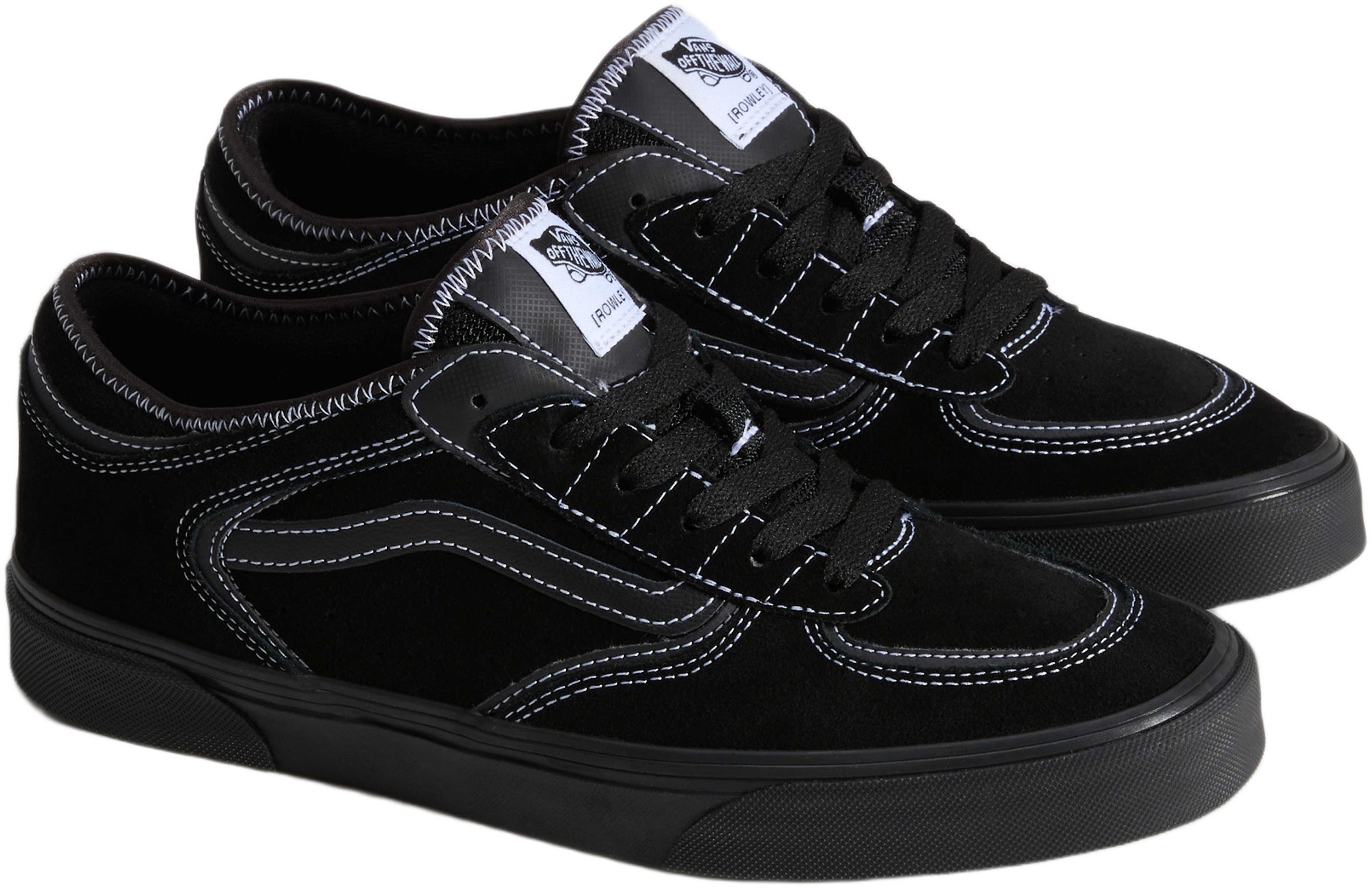 Кеды низкие Vans Rowley Classic VN0009QJH1W1 36 (4.5 US) черные фото 5
