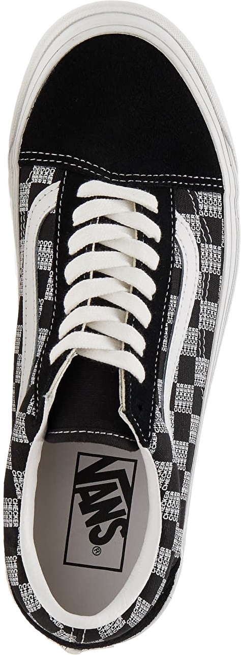 Кеды низкие Vans Old Skool Checker VN0A54F3BLK1 36 (4.5 US) белый/черный фото 6