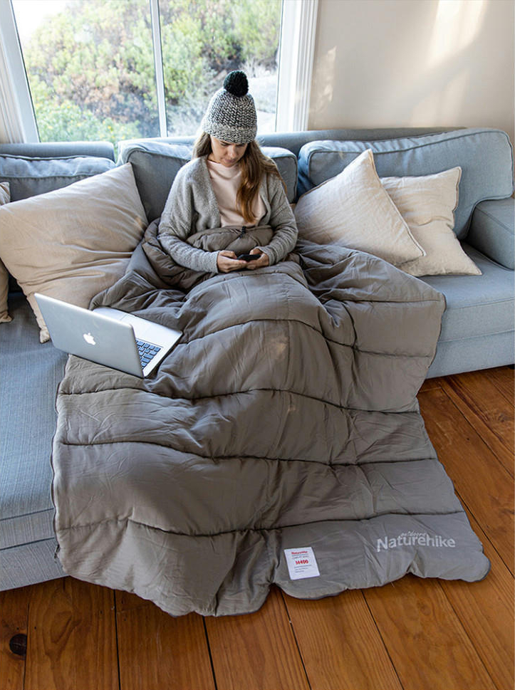 Спальник з капюшоном Naturehike M180 NH20MSD02, правий, сірийфото11