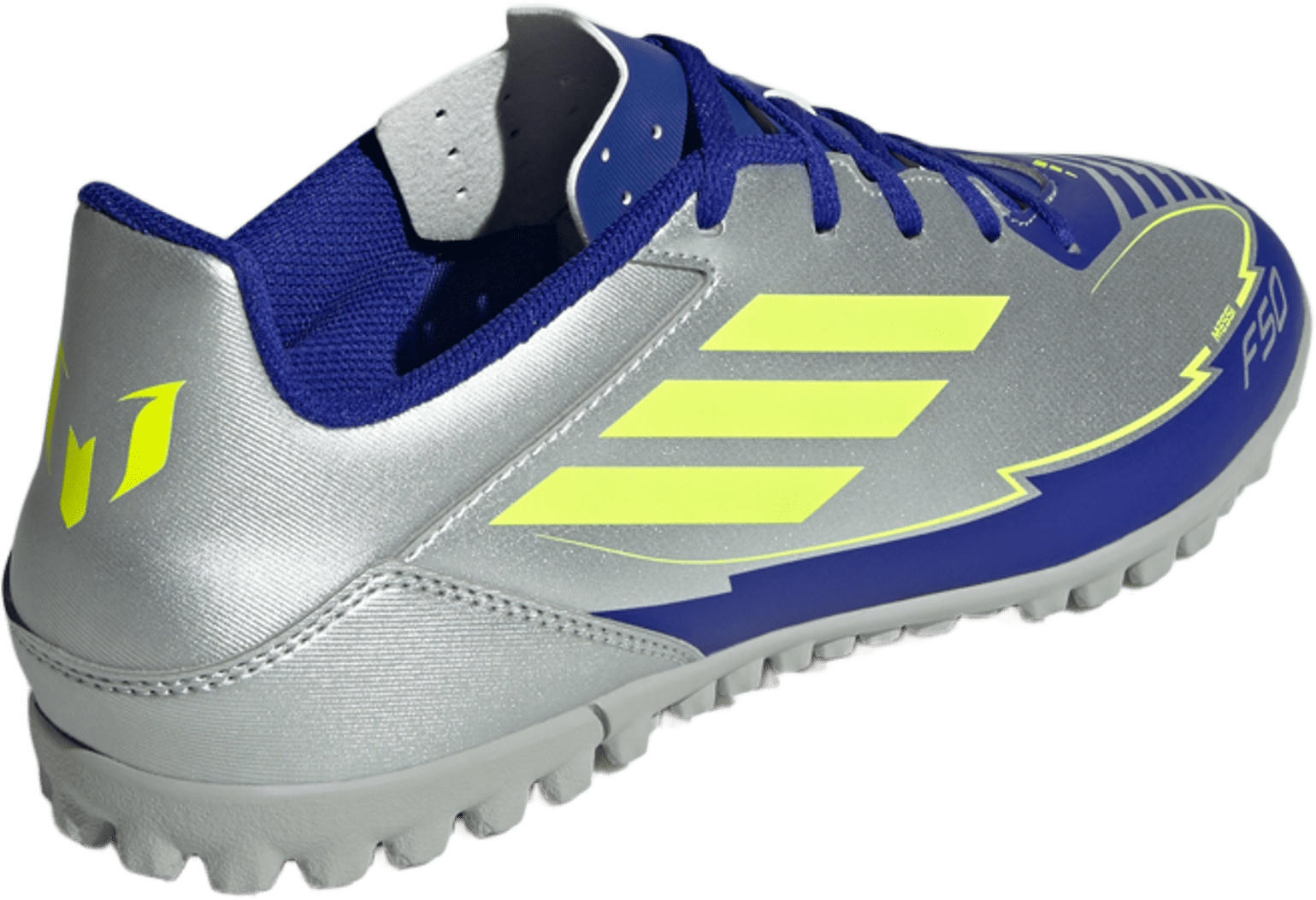 Сороконіжки Adidas F50 Club Tf Messi IH0917 39 1/3 (6 UK) сріблястіфото