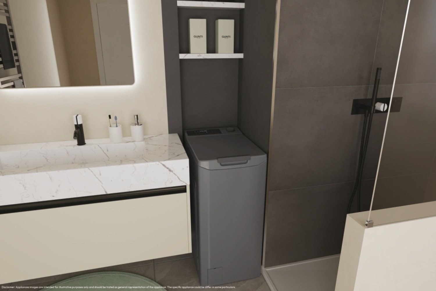 Вертикальная стиральная машина Candy TCAS274TMR5-S фото