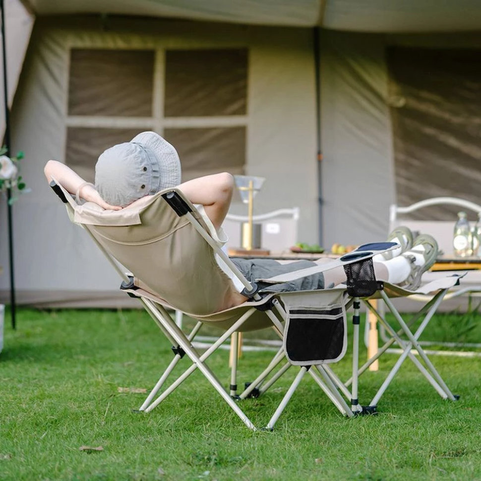 Крісло складане Naturehike CNK2350JJ011, алюміній, бежевийфото