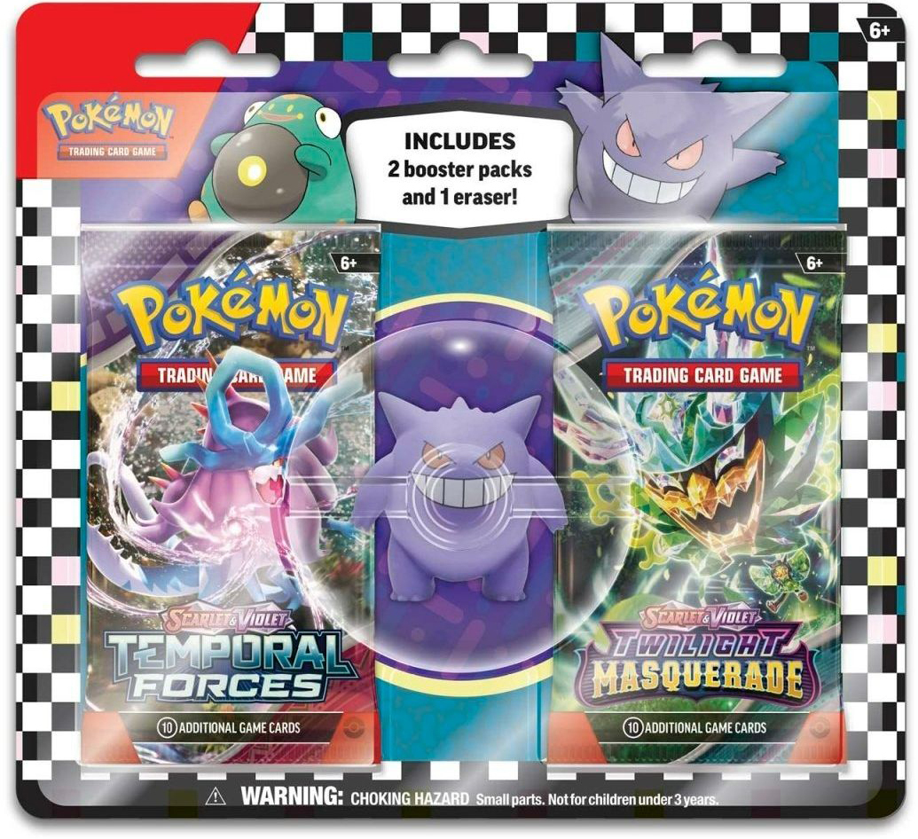 Коллекционная карточная игра Pokemon: Eraser Blister 2024 фото 