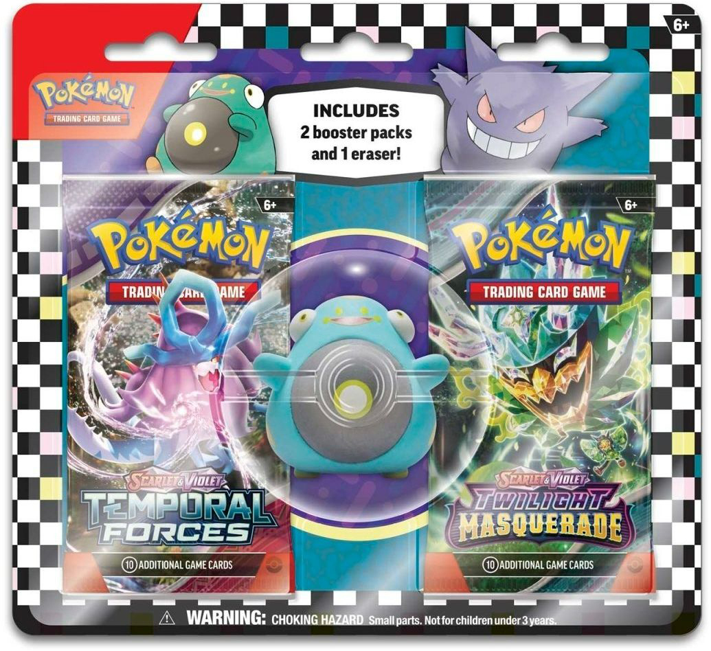 Коллекционная карточная игра Pokemon: Eraser Blister 2024 фото 