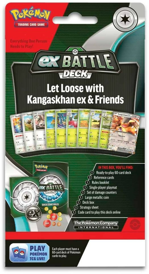 Коллекционная карточная игра Pokemon: Greninja ex/Kangaskhan ex - Battle Deck фото 4