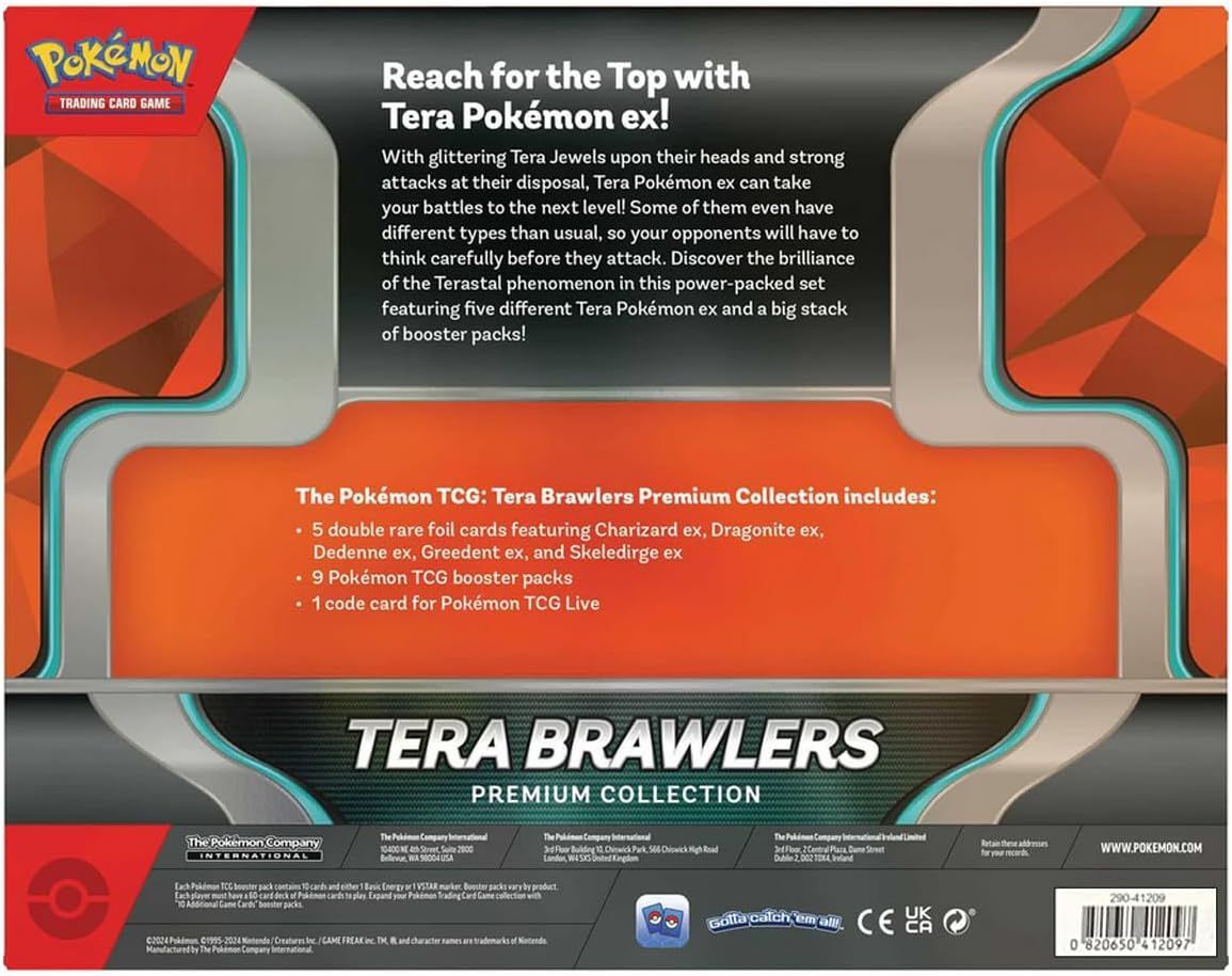 Коллекционная карточная игра Pokemon: Tera Brawlers - Premium Collection фото 3