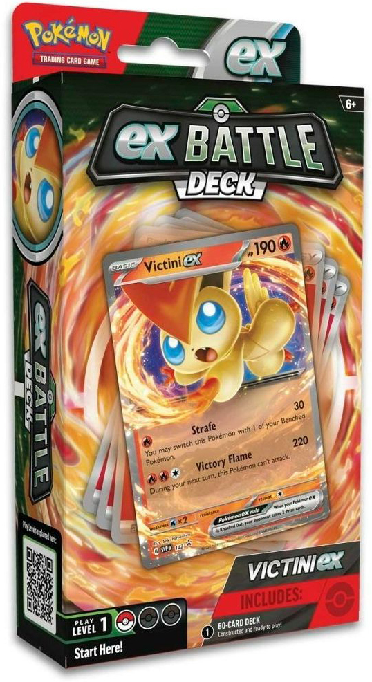 Коллекционная карточная игра Pokemon: Miraidon/Victini ex Battle Deck (1 случайно) фото 3