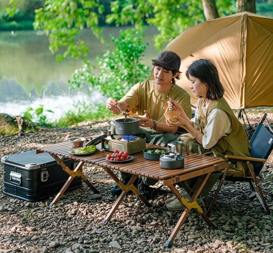 Набір посуду (каструля, сковорідка, чайник) Naturehike CNK2450CF010, алюмінійфото13