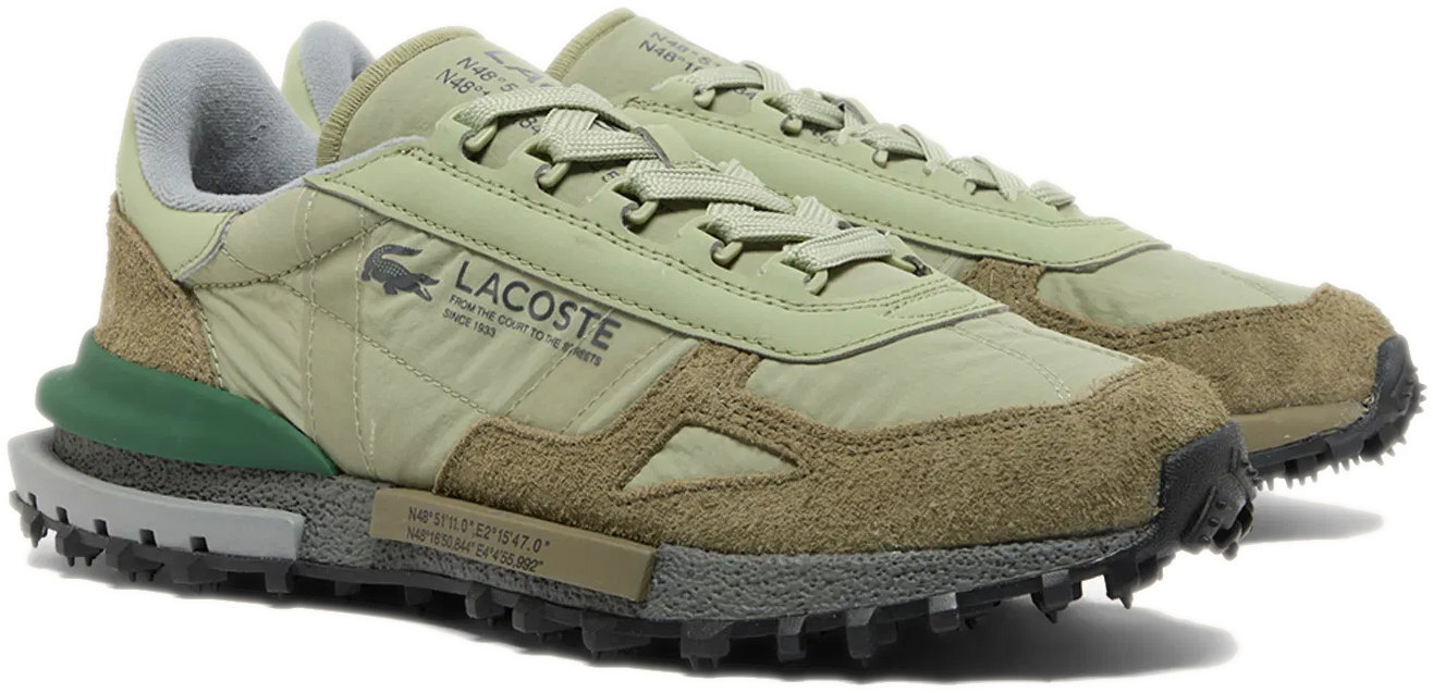 Кроссовки мужские Lacoste Elite Active 750SMA0078-APP 45 (10.5 UK) хаки фото 2