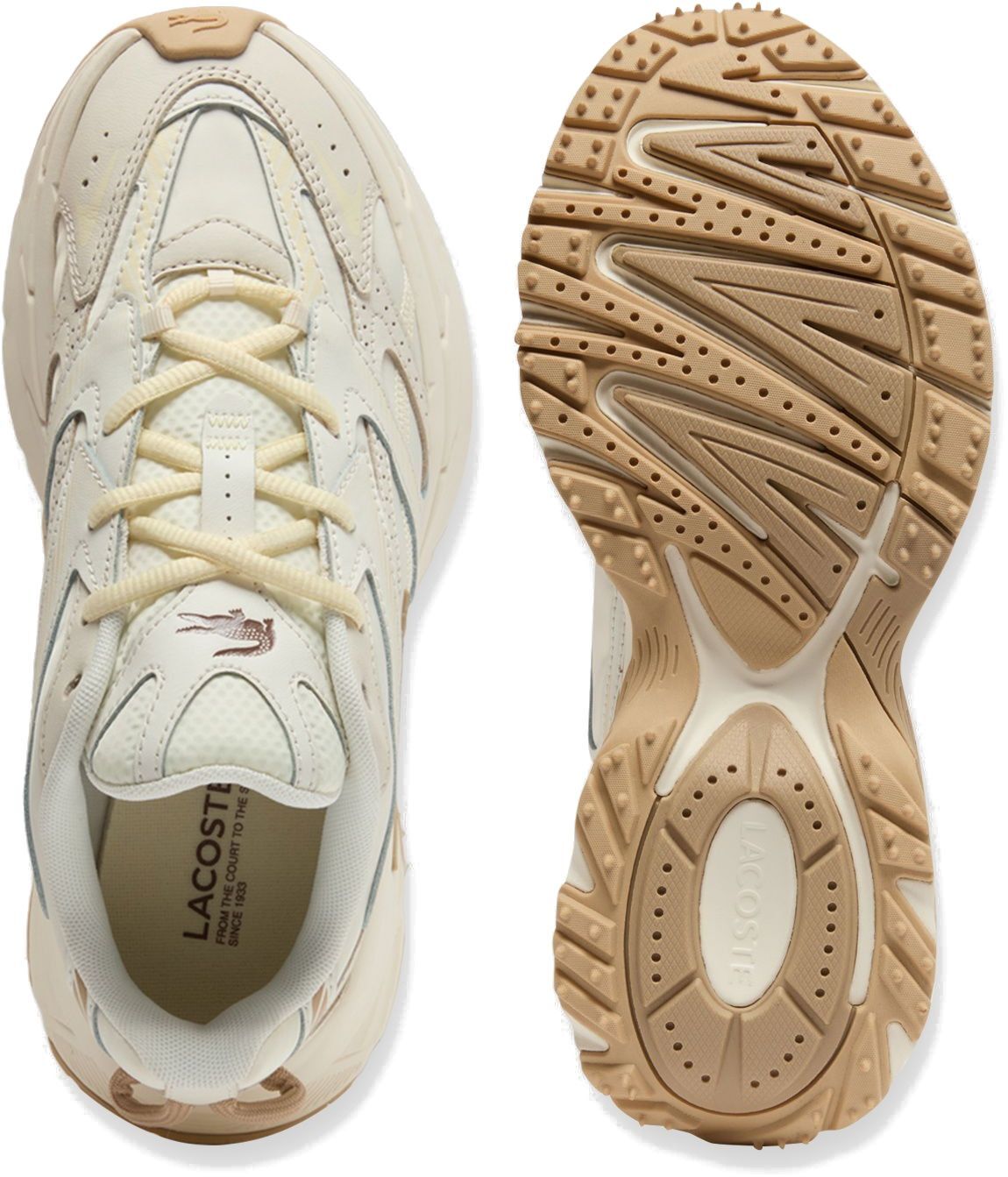 Кроссовки женские Lacoste L003 Neo Shot 750SFA0123-2R2 39.5 (6 UK) бежевые фото 7