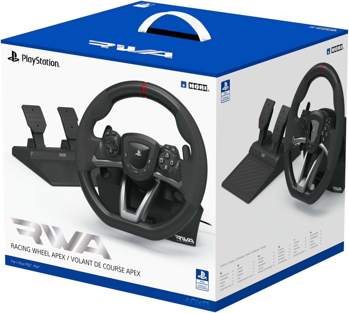 Руль и педали HORI Racing Wheel Apex для PC и Playstation 5 (ACC-0849) фото 8