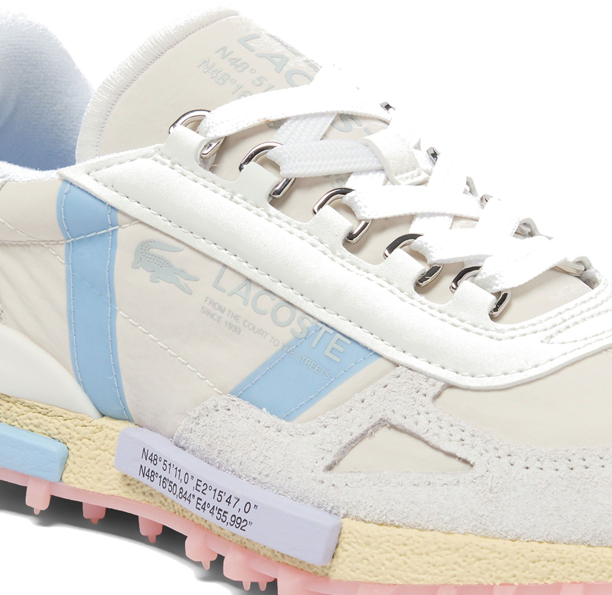 Кроссовки женские Lacoste Elite Active 750SFA0074-WB8 39.5 (6 UK) бежевые фото 3