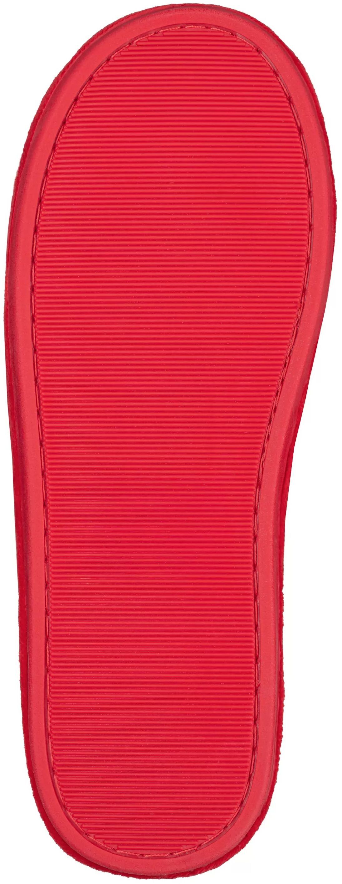 Обувь домашняя ARDESTO Christmas 38/39 размер, 100% полиэстер, подошва 100% резина, красный фото 6