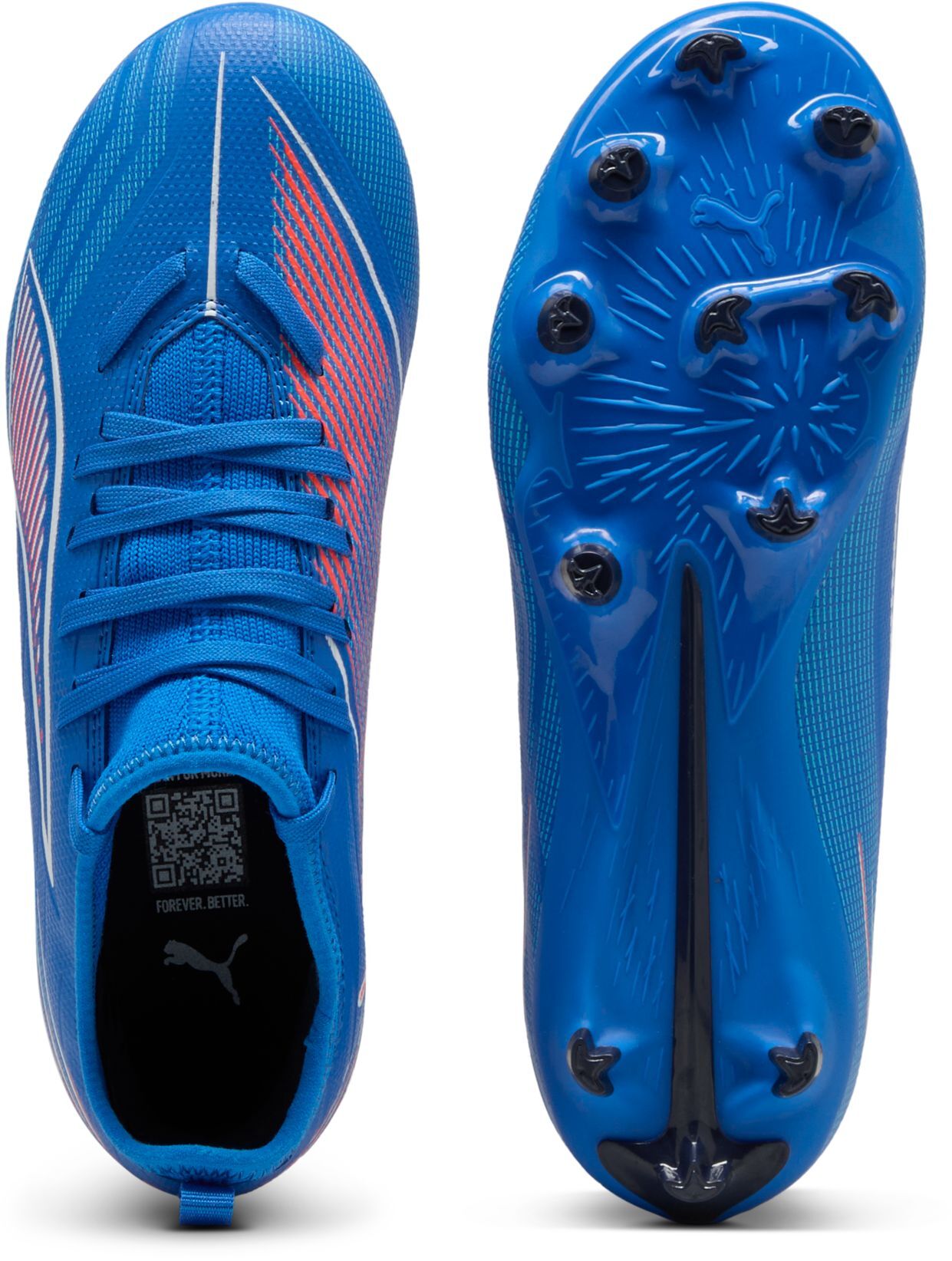 Бутсы детские Puma Ultra 6 Match Fg/Ag Jr 108515-01 32 (13 UK) синие фото 4