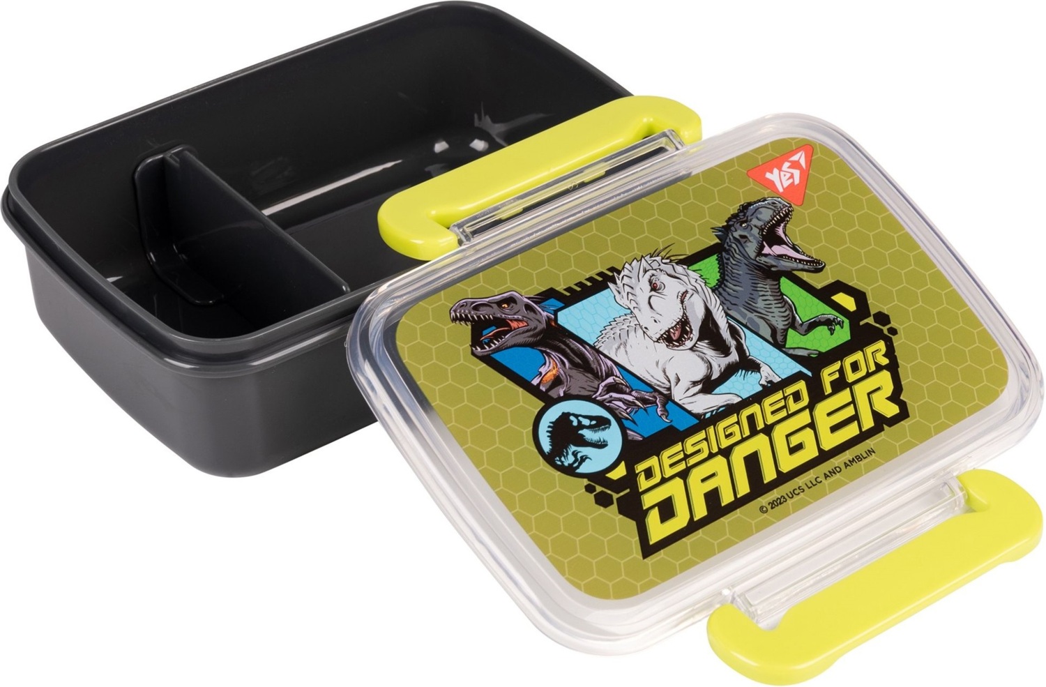 Ланч-бокс Yes Jurassic world 420 мл чорний (708058)фото