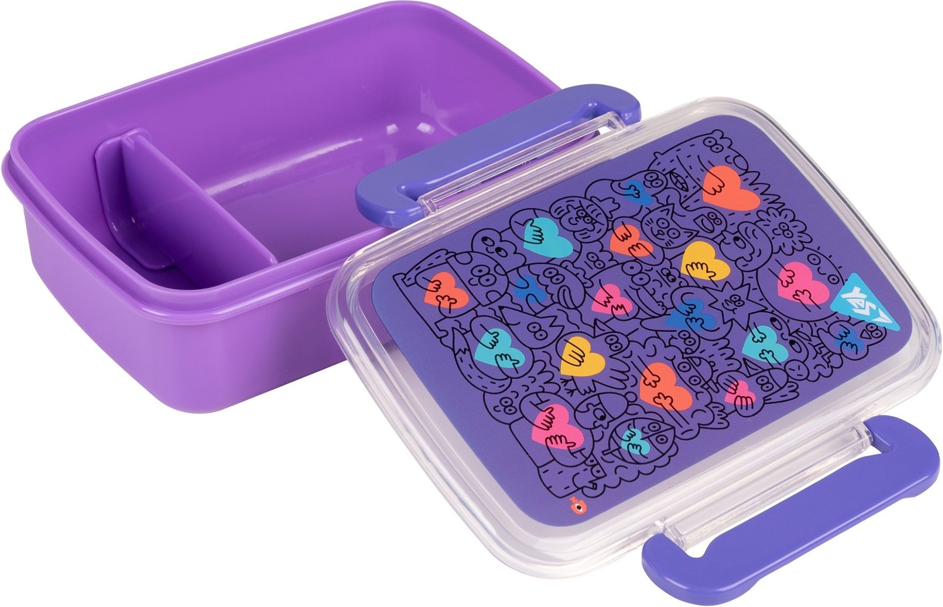 Ланч-бокс Yes Stand with Ukraine 420 мл фіолетовий (708061)фото2