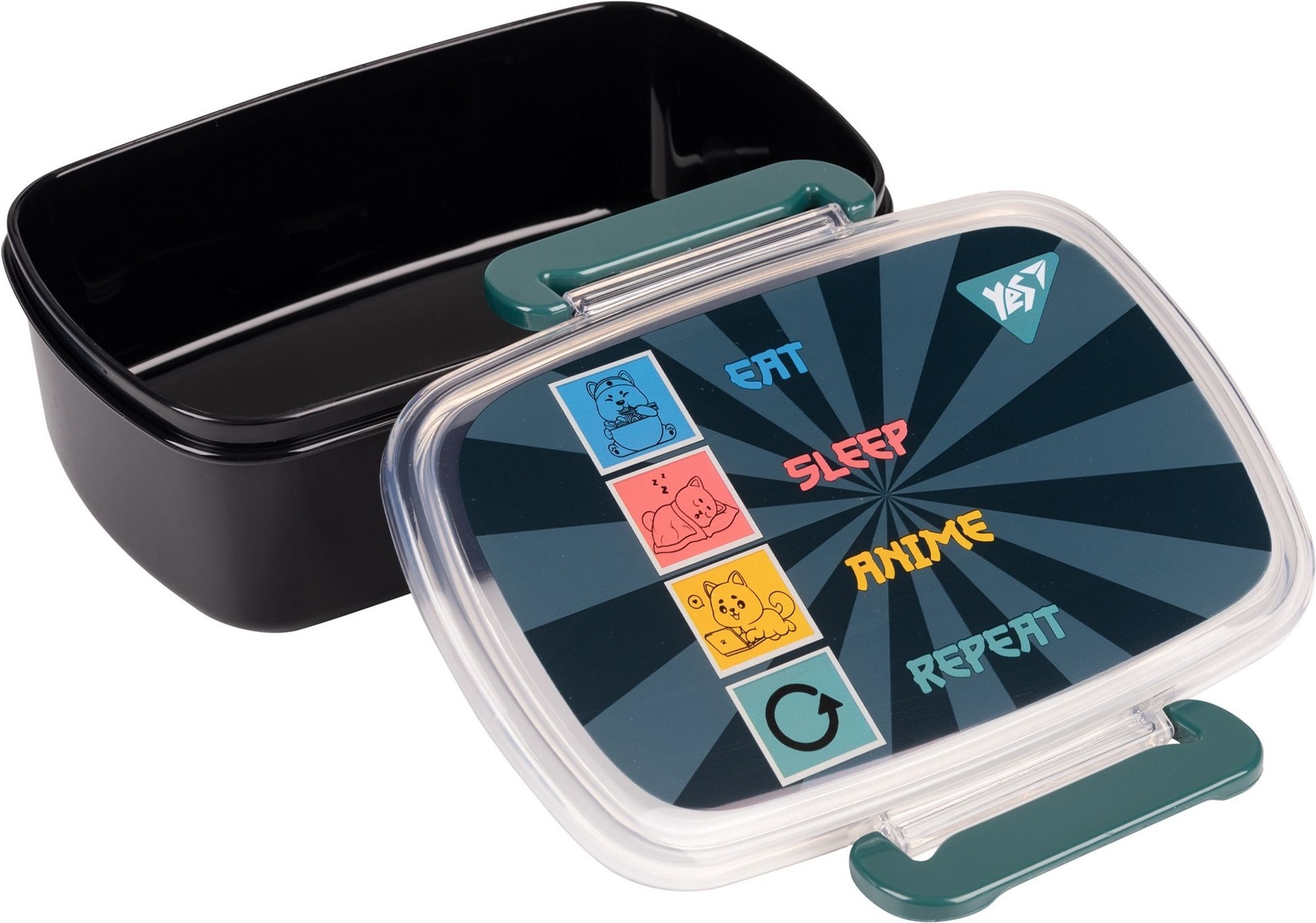 Ланч-бокс Yes Anime 750 мл чорний (708067)фото2