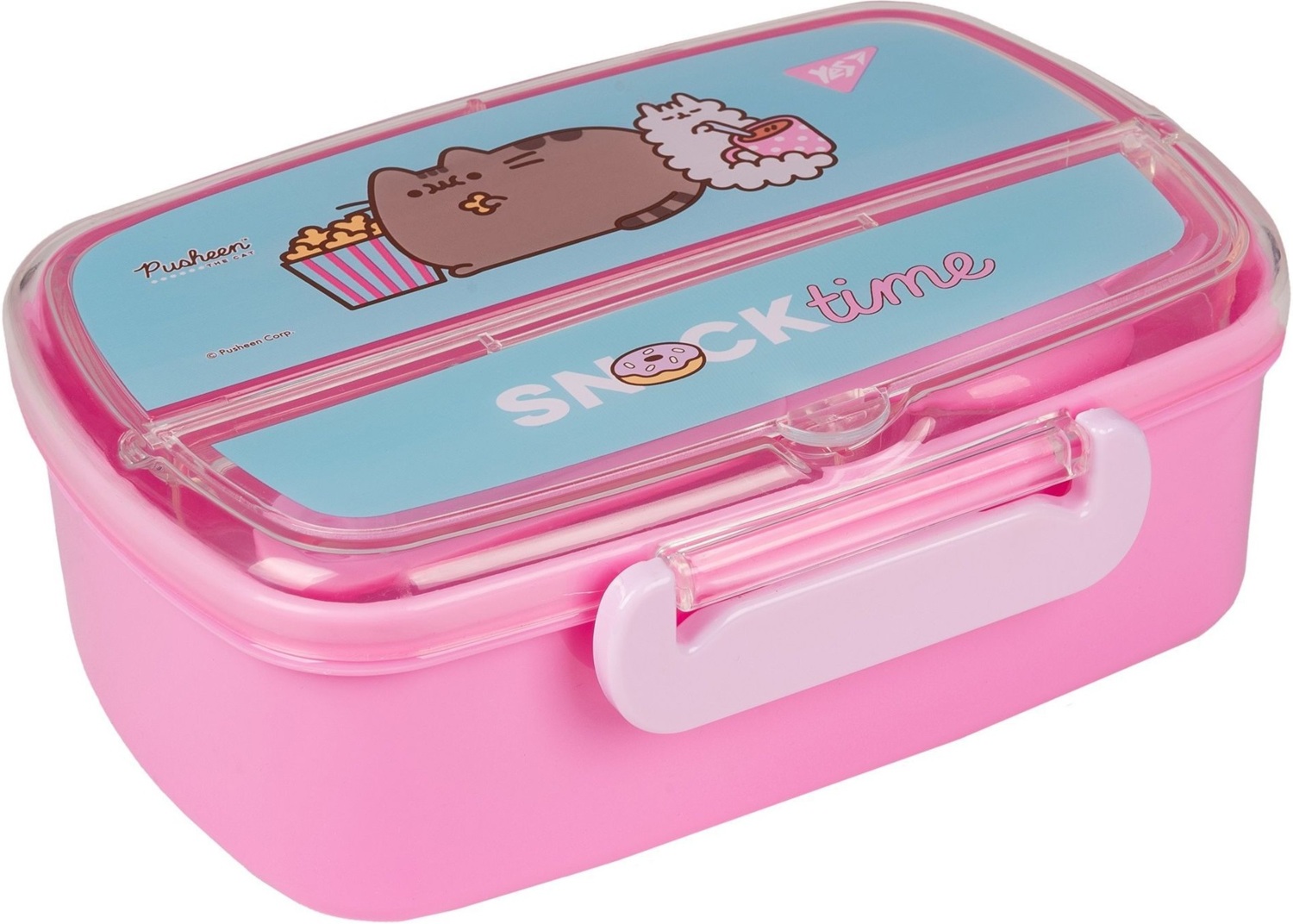 Ланч-бокс Yes Pusheen 750мл з наповненням, рожевий (708161)фото