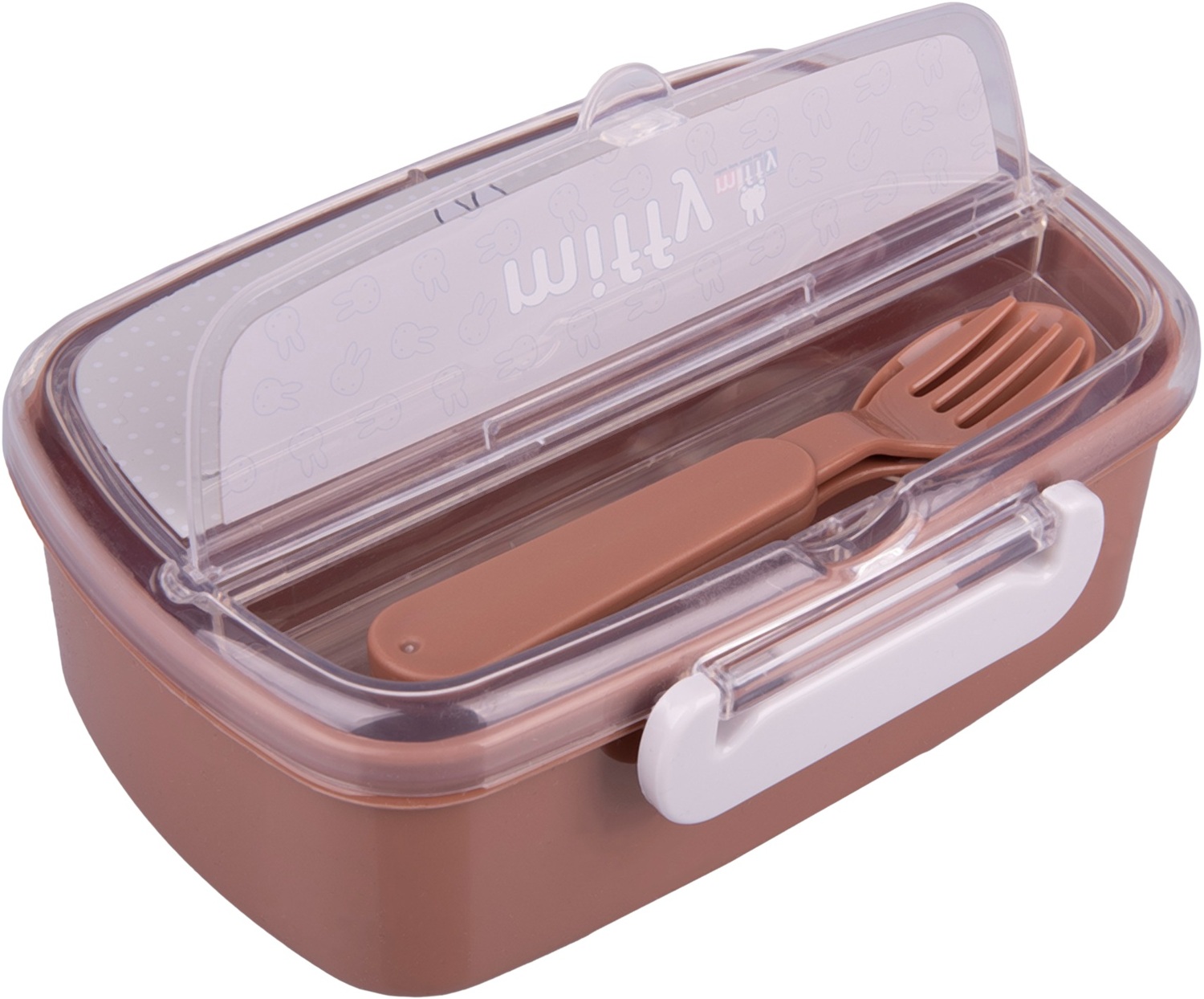 Ланч-бокс Yes Miffy 750мл з приладдям, коричневий (708372)фото