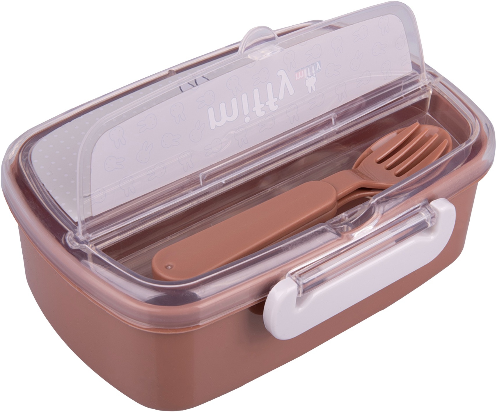 Ланч-бокс Yes Miffy 750мл з приладдям, коричневий (708372)фото2
