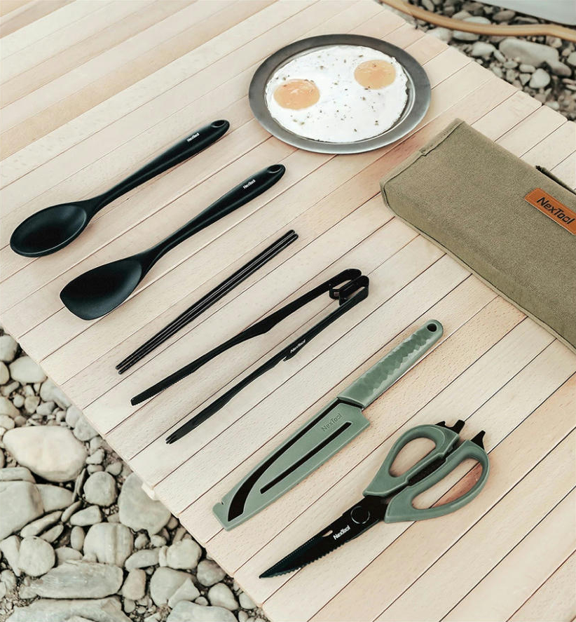Набір посуду для кемпінгу NexTool Outdoor Cooking set, 6 предметівфото7