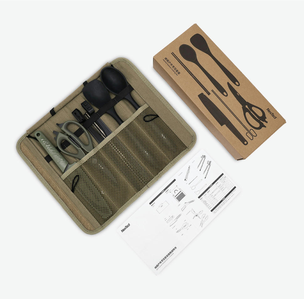 Набір посуду для кемпінгу NexTool Outdoor Cooking set, 6 предметівфото3