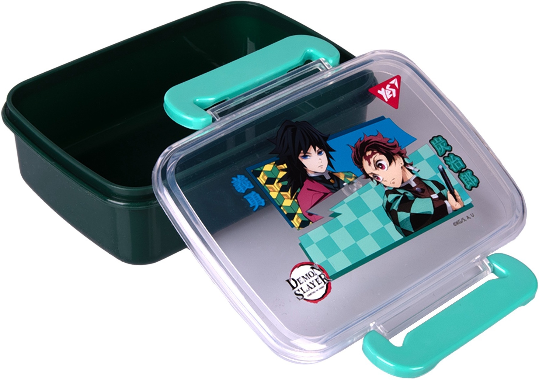 Ланч-бокс Yes Demon Slayer 420 мл зелений (708273)фото2