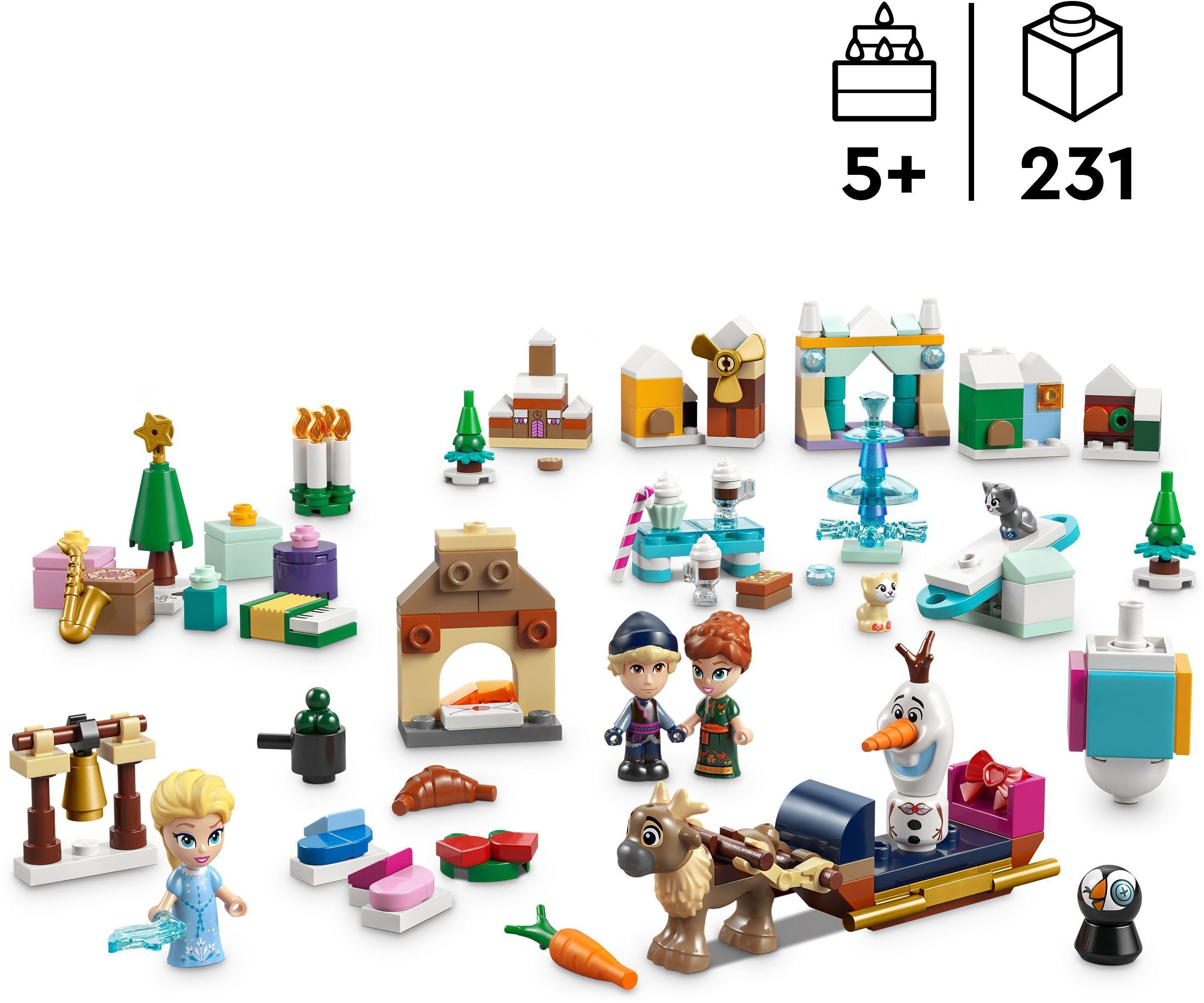 LEGO 43273 Disney Princess Адвент календар 2025 фото 2