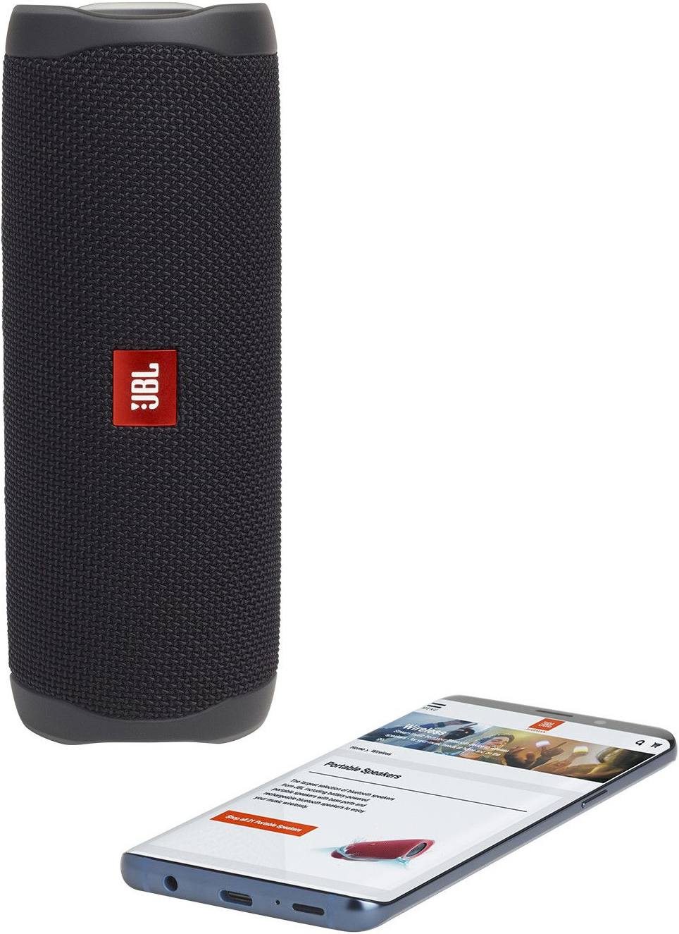 Портативна акустика JBL Flip 5 Black (JBLFLIP5BLKEU)фото6