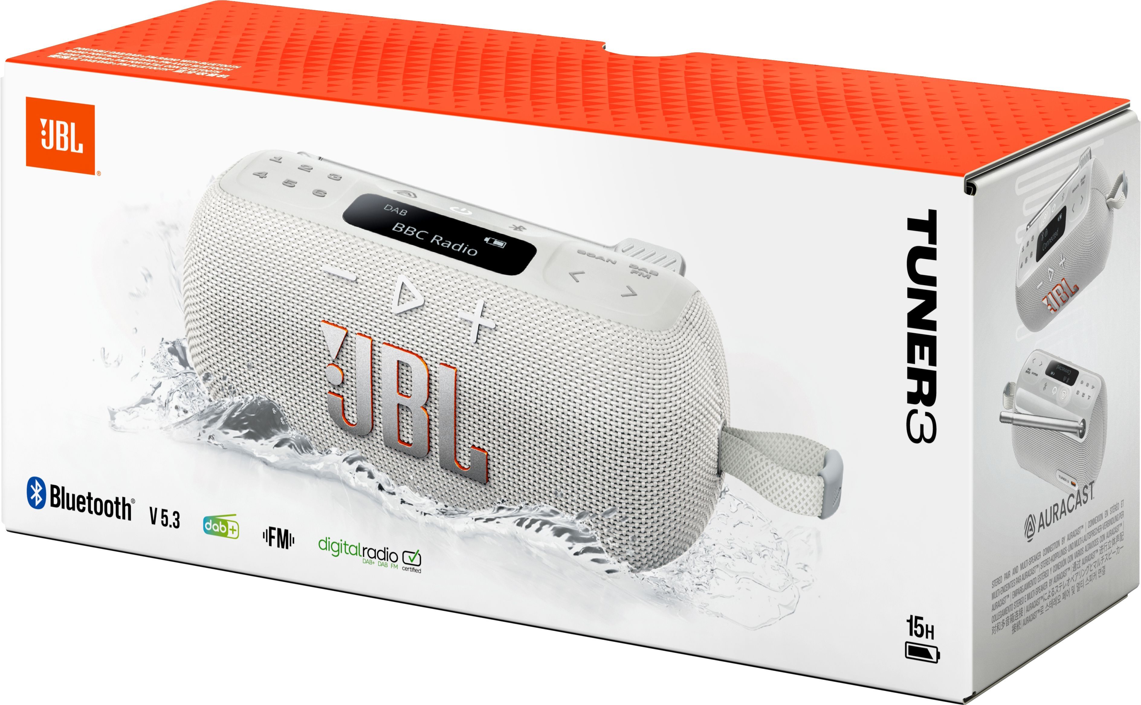 Портативна акустика JBL Tuner 3 White (JBLTUNER3WHT)фото9