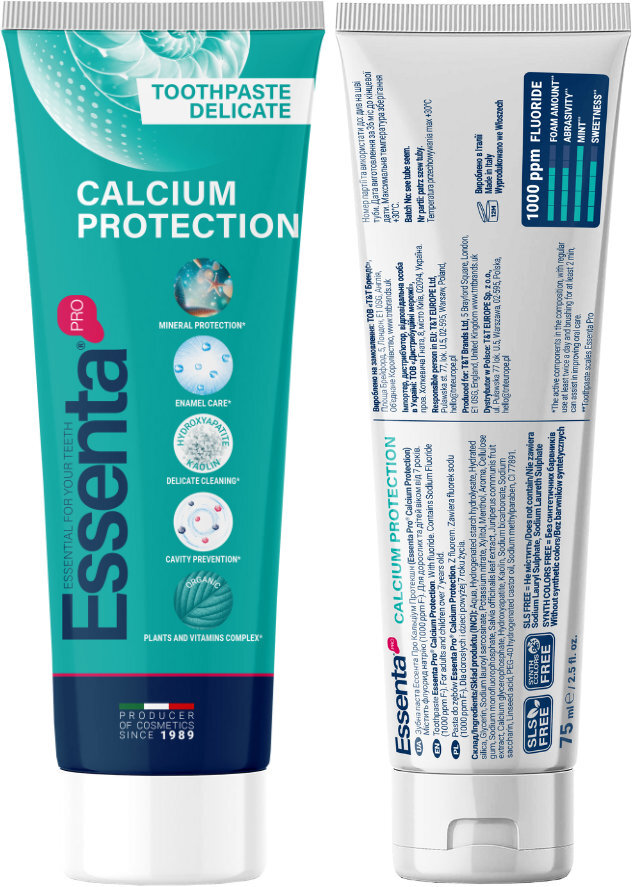 Зубна паста Essenta Pro Calcium protection 75 млфото3