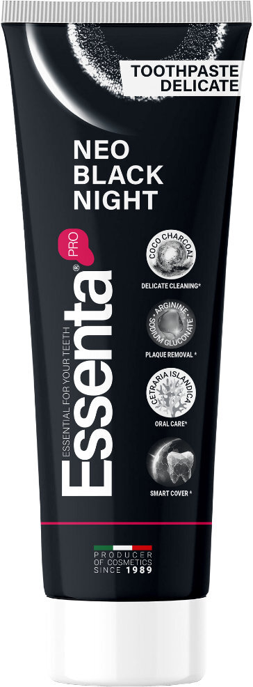 Зубная паста Essenta Pro Neo Black Night 75 мл фото 2