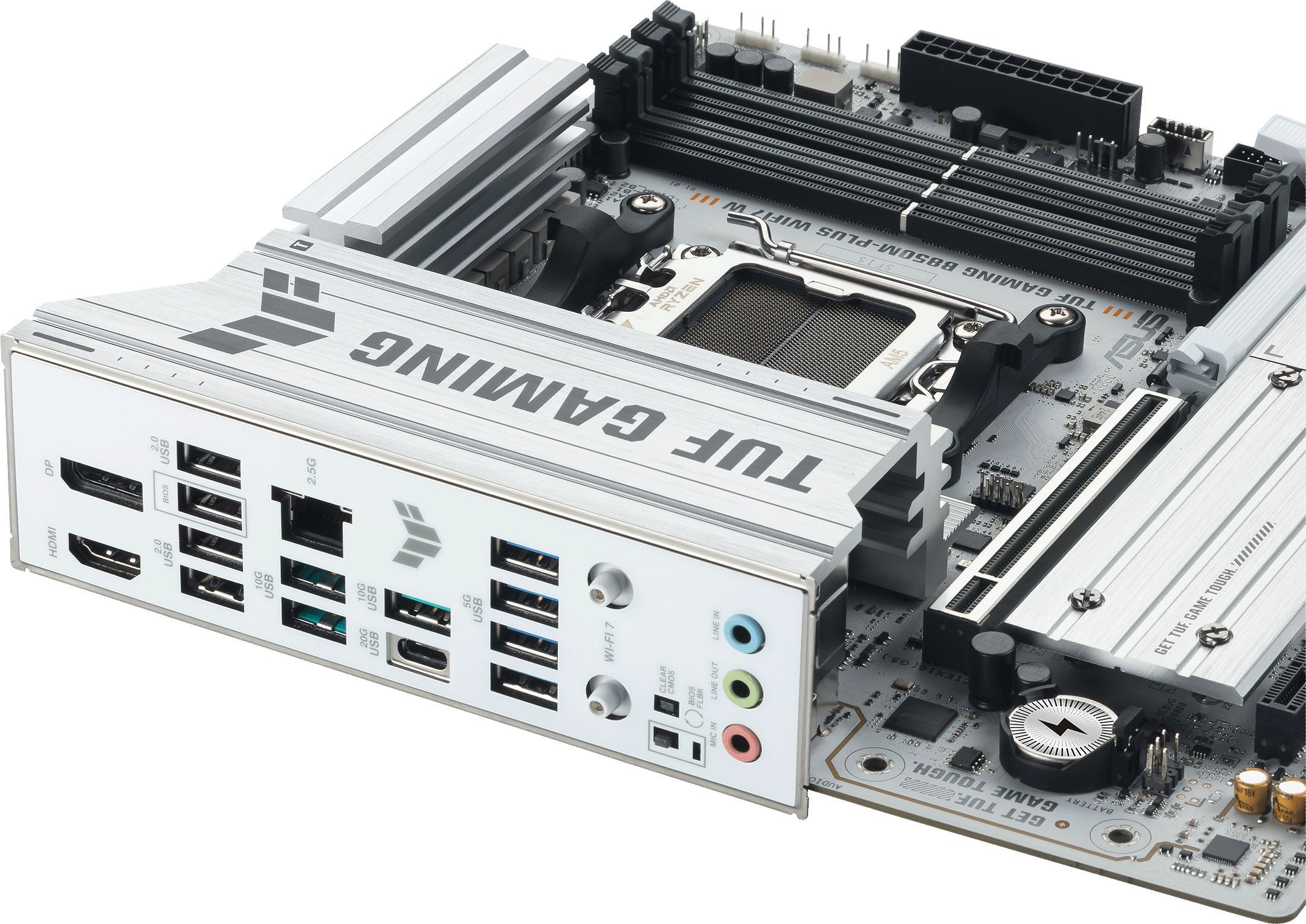 Материнcкая плата ASUS TUF GAMING B850M-PLUS WIFI7 W (90MB1MD0-M0EAY0) фото 8