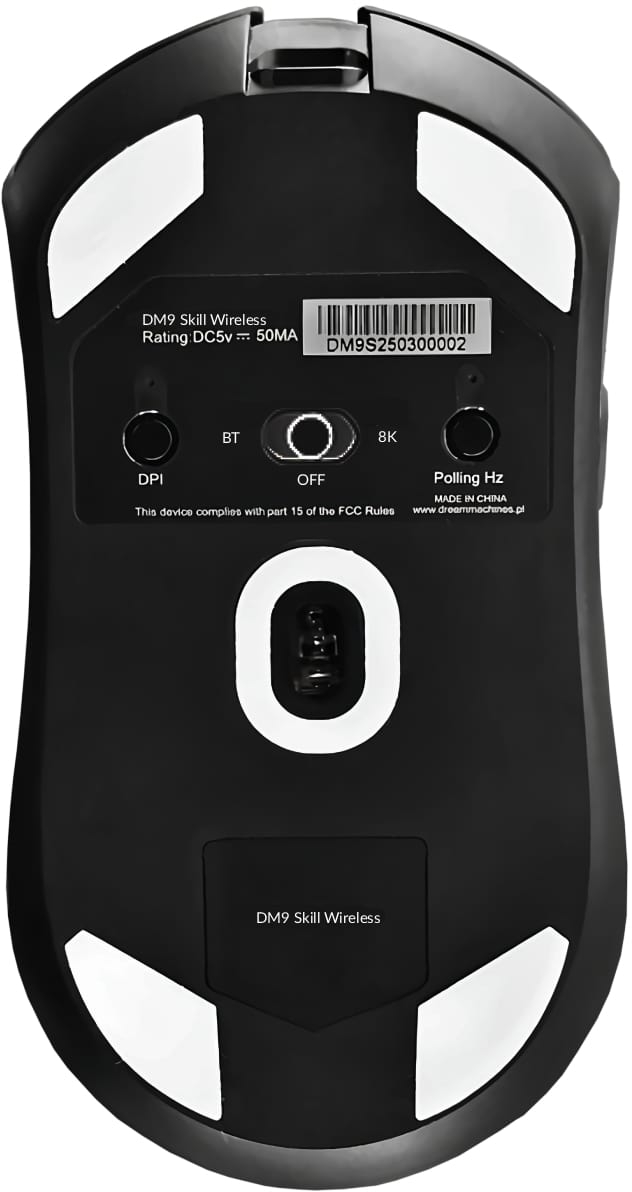 Ігрова миша Dream Machines DM9 Skill WL 8K Black (DM9_SKILL_WIRELESS)фото5