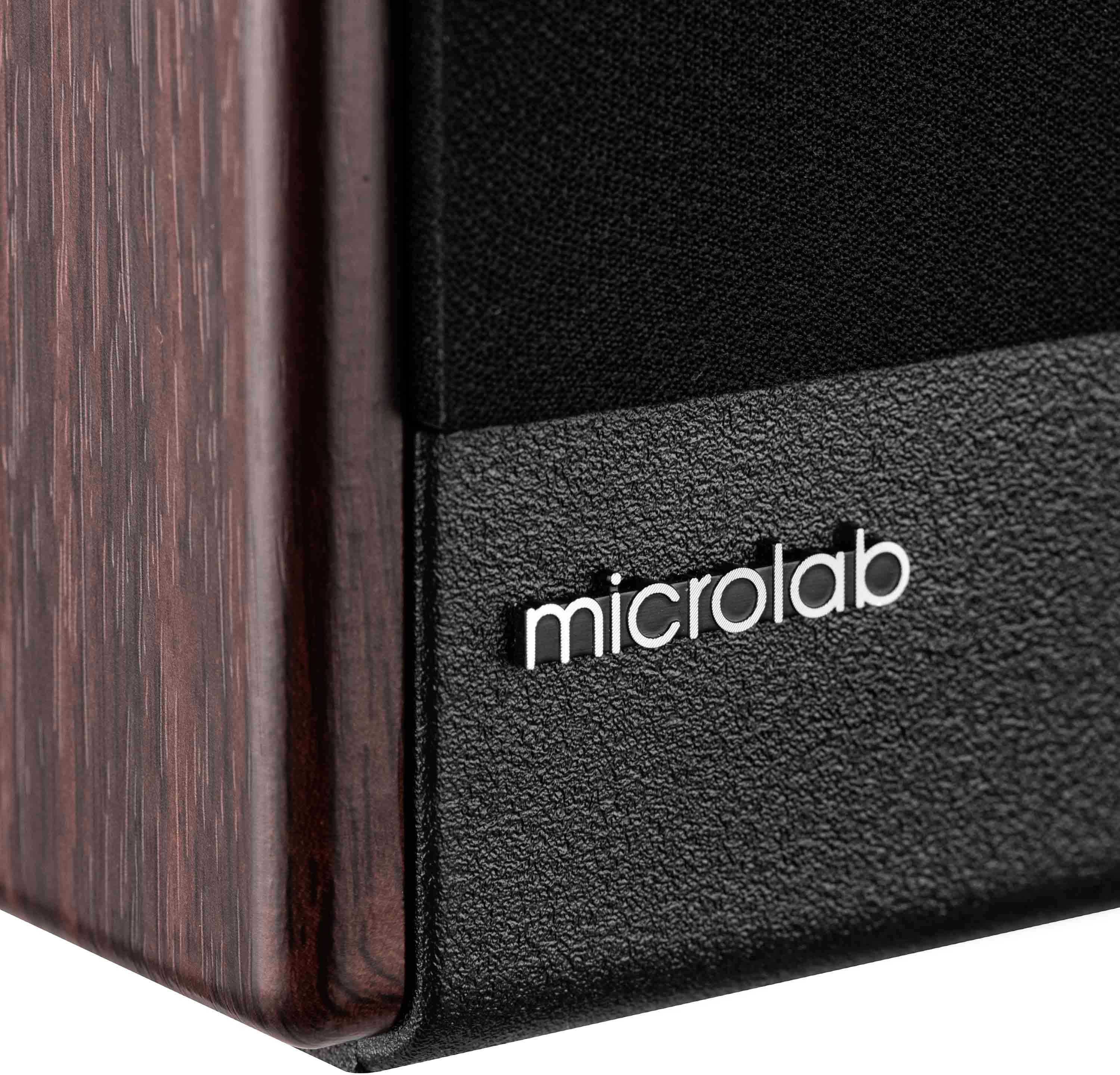 Акустична система MICROLAB SOLO 3 2.0, 40w, mini-jack Brown (SOLO-3BR)фото5