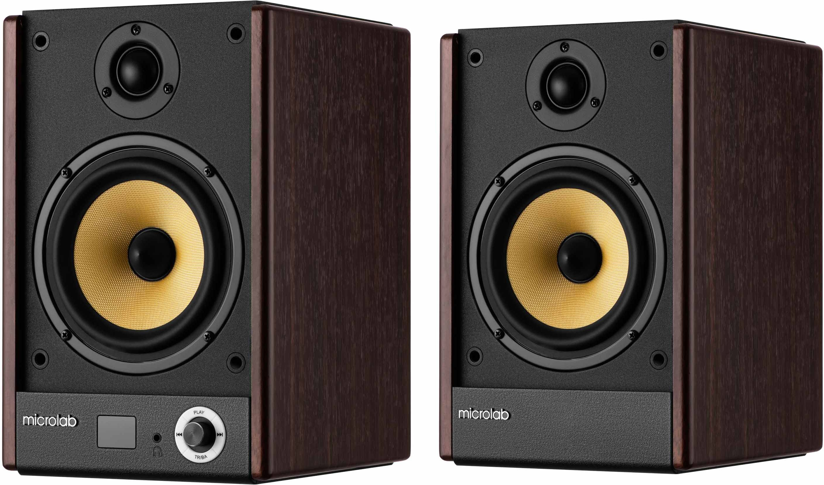 Акустична система MICROLAB SOLO 5 2.0, 90w, mini-jack Brown (SOLO-5BR)фото2