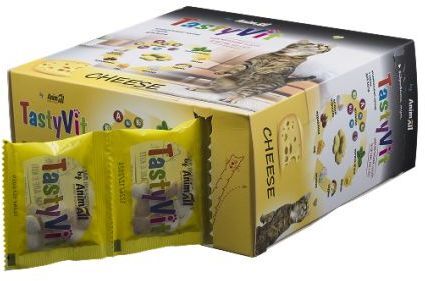 Вітамінізовані ласощі для котів AnimAll TastyVit з сиром 600 шт 50 пакетів по 12 штфото2