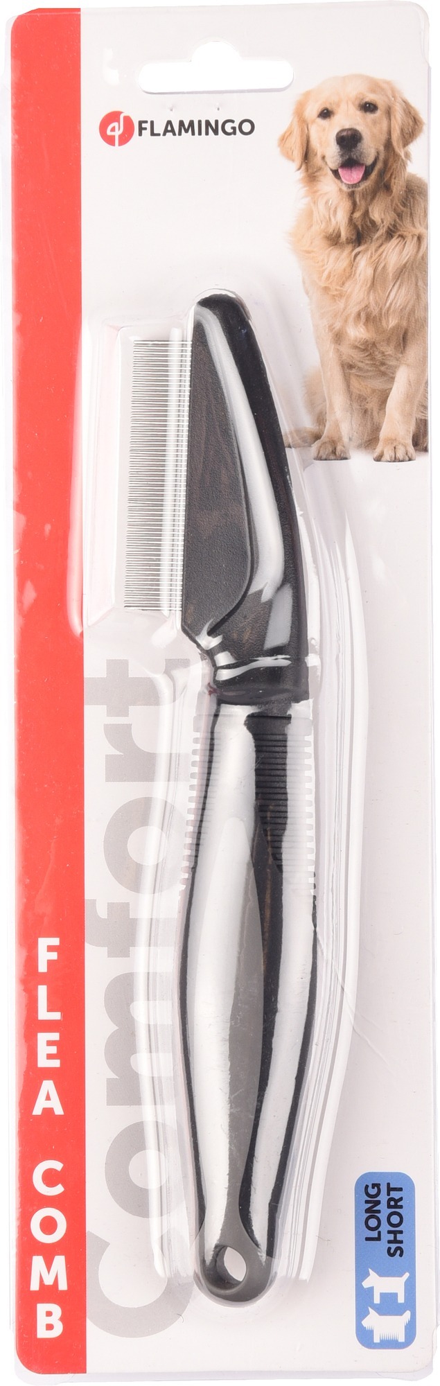 Гребінець Flamingo для вичісування бліх та гнид 19 х 4 смфото2