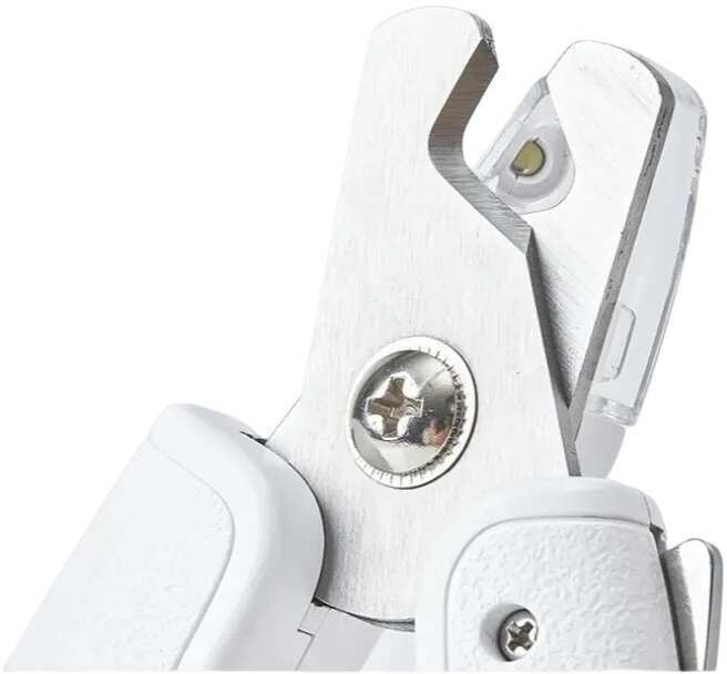 Груминг AnimAll Когтерез с LED подсветкой и контейнером для сбора когтей белый фото 2