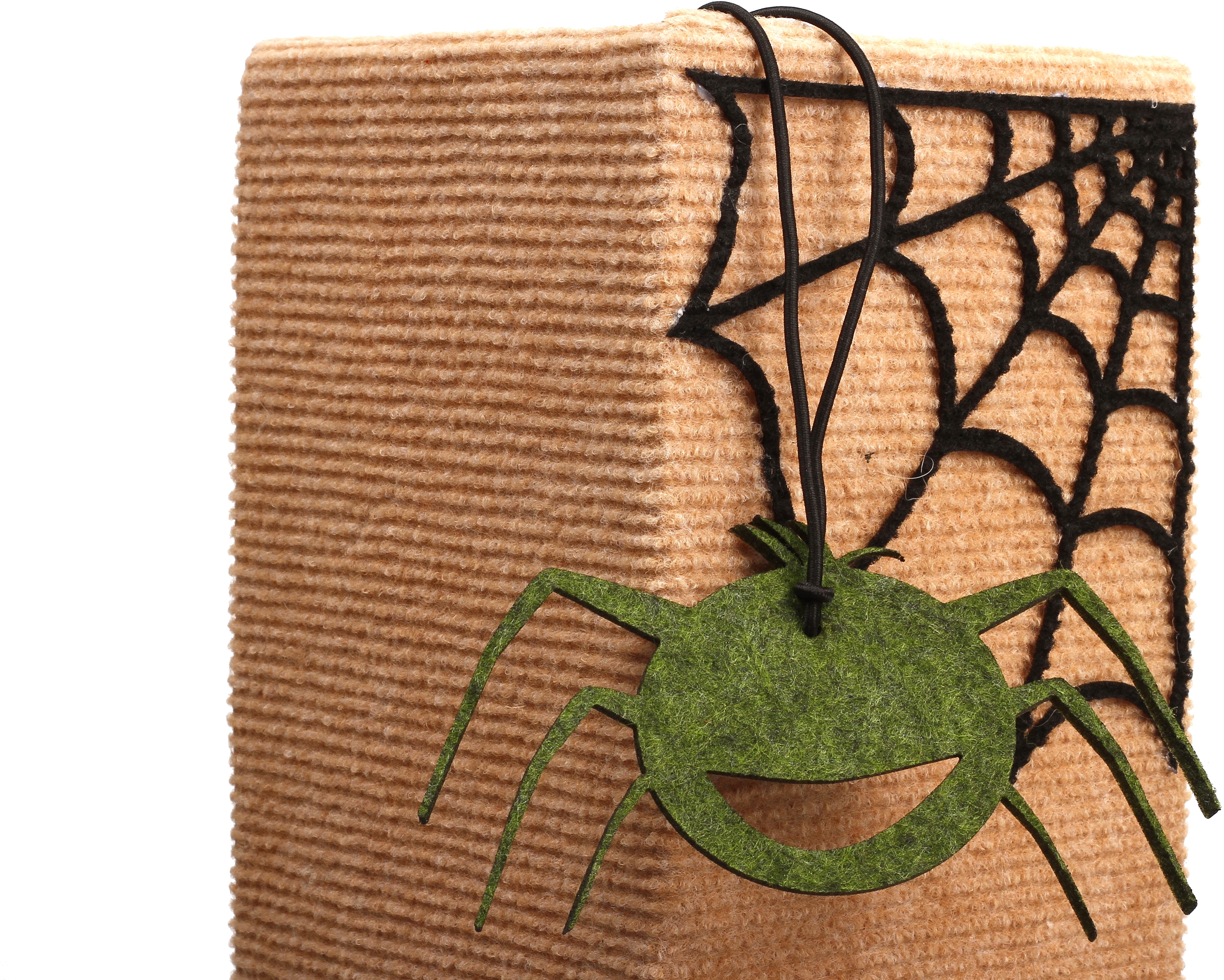 Когтеточка для кошек AnimAll Угловое Паутинка бежевая 50 см фото 3