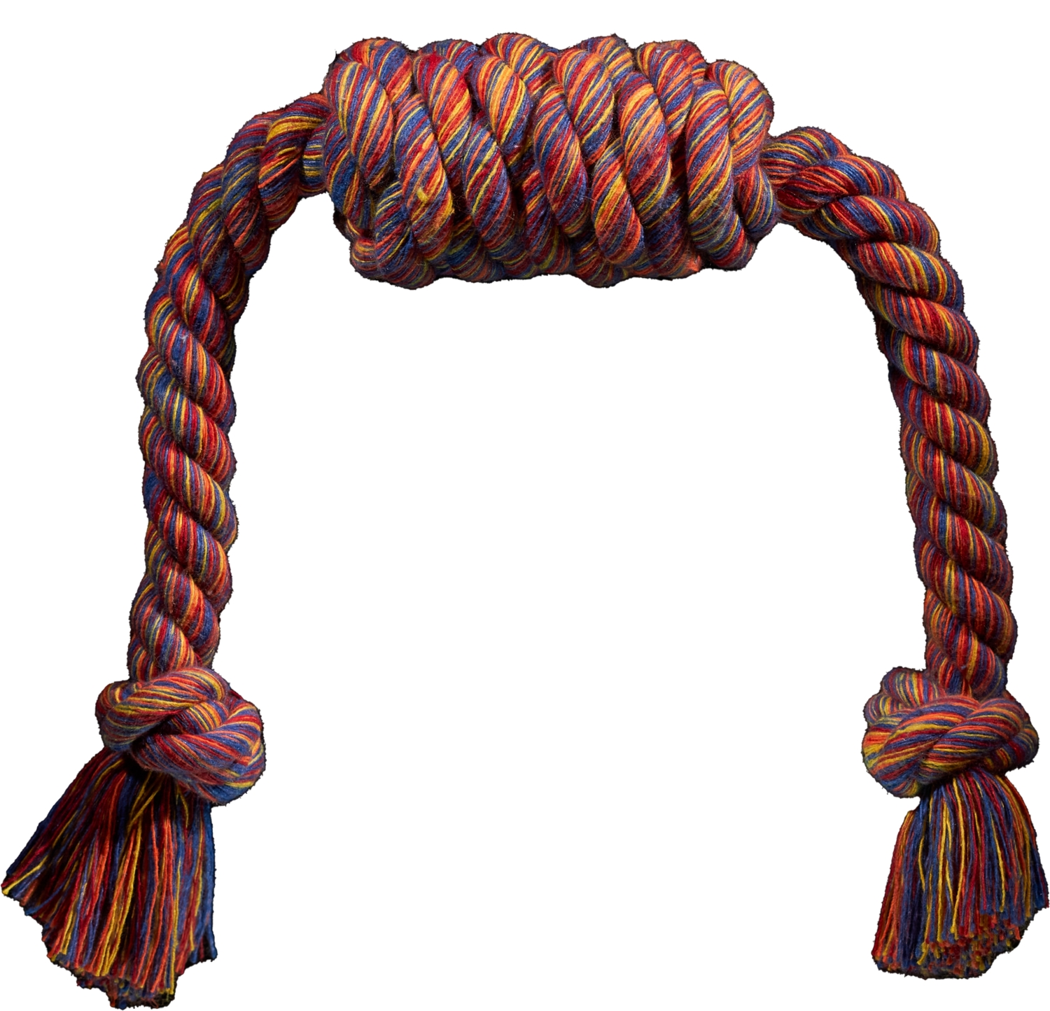 Іграшка AnimAll Fun Канат бочка з двома вузлами 36 смфото