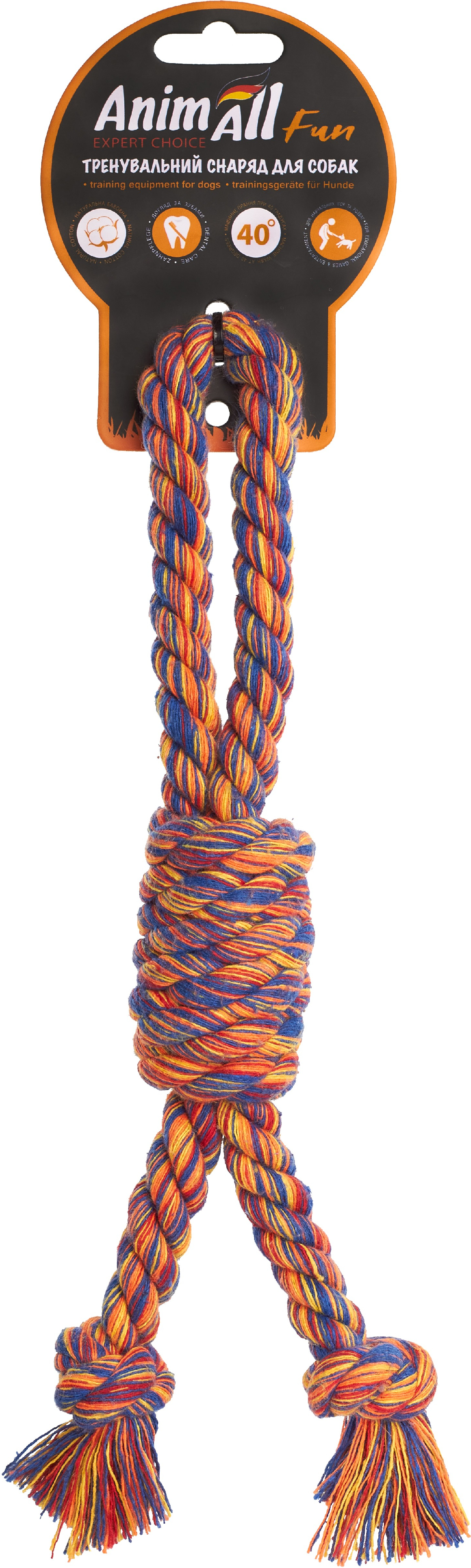 Іграшка AnimAll Fun Канат бочка з петлею 38 смфото4