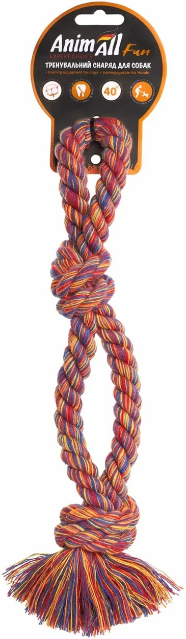 Іграшка AnimAll Fun Канат-кістка подвійна 36 смфото2