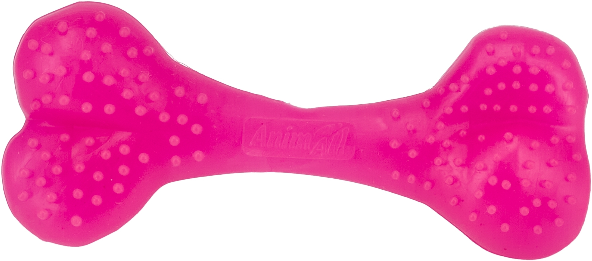 Іграшка AnimAll Fun Кістка 12 см кораловафото2