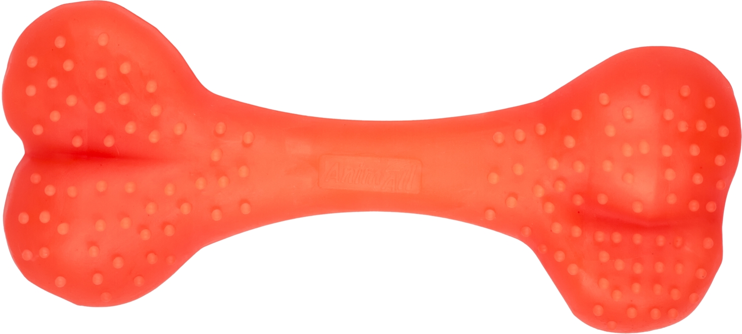 Іграшка AnimAll Fun Кістка 15 см помаранчевафото