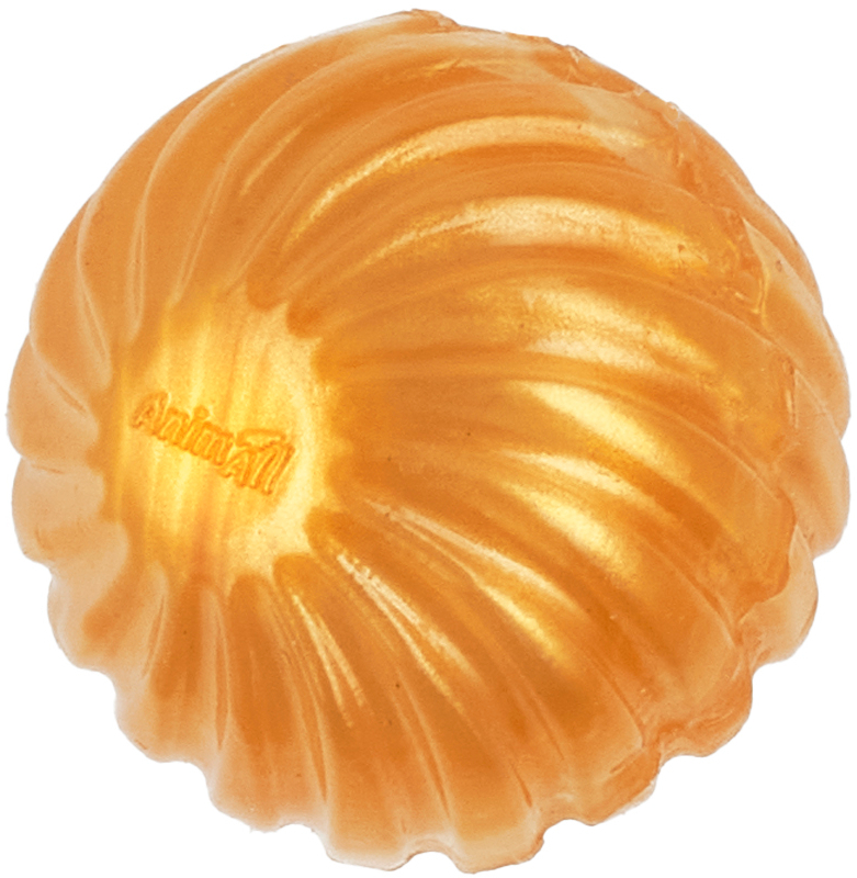 Іграшка AnimAll Fun М’яч хвиля з пищалкою 45 мм золотийфото2