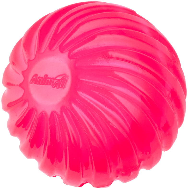 Іграшка AnimAll Fun М’яч хвиля з пищалкою 45 мм рожевийфото2