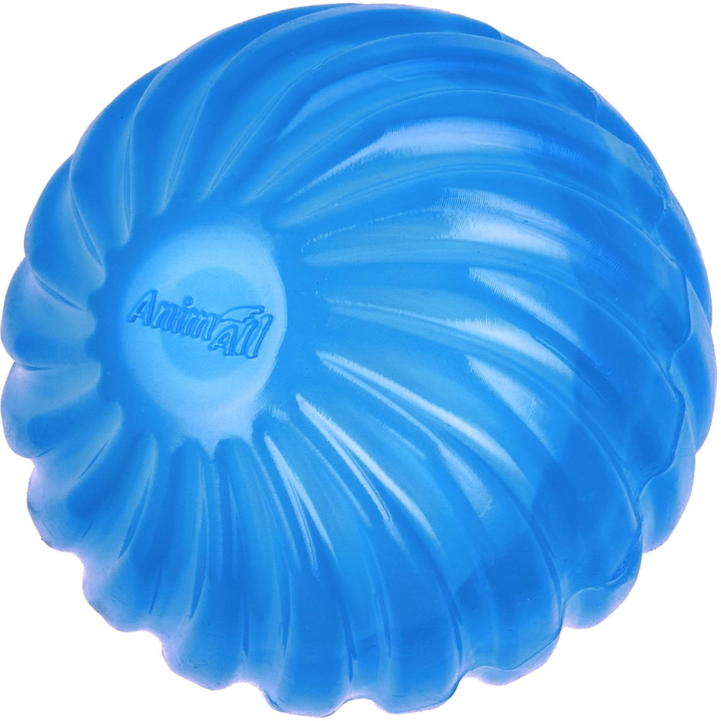 Іграшка AnimAll Fun М’яч хвиля з пищалкою 75 мм синійфото