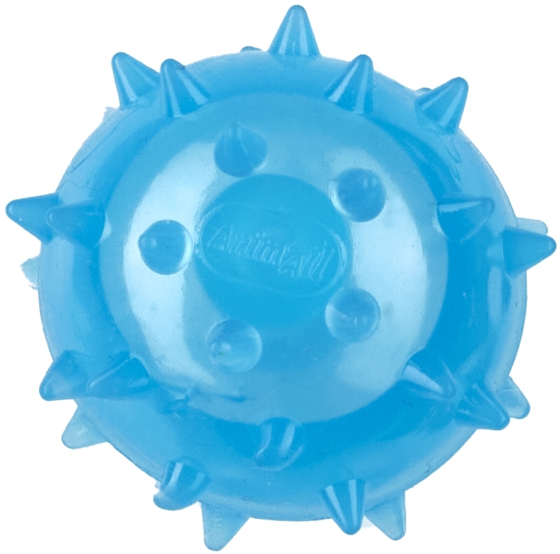 Іграшка AnimAll Fun М’яч шипований з пищалкою 45 мм синійфото2