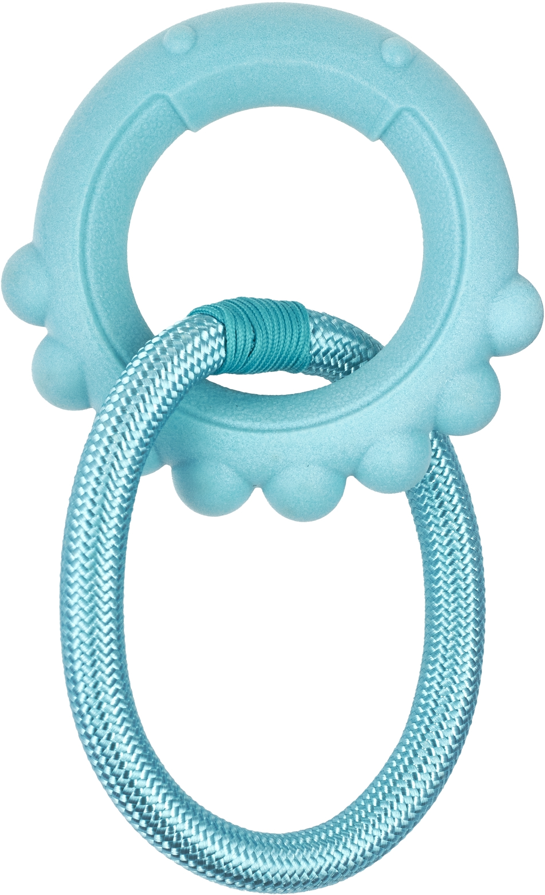 Игрушка AnimAll GrizZzly Baby Осьминог с Канатом мятная 13,5х12,8х2,6 см фото 2